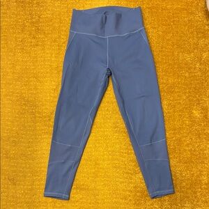 Adidas leggings. Color:Blue, Size:Large